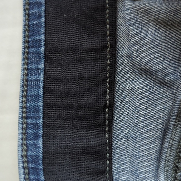 Chico's Distressed Whiskering Skinny Jeans 4R Blue - Picture 6 of 16